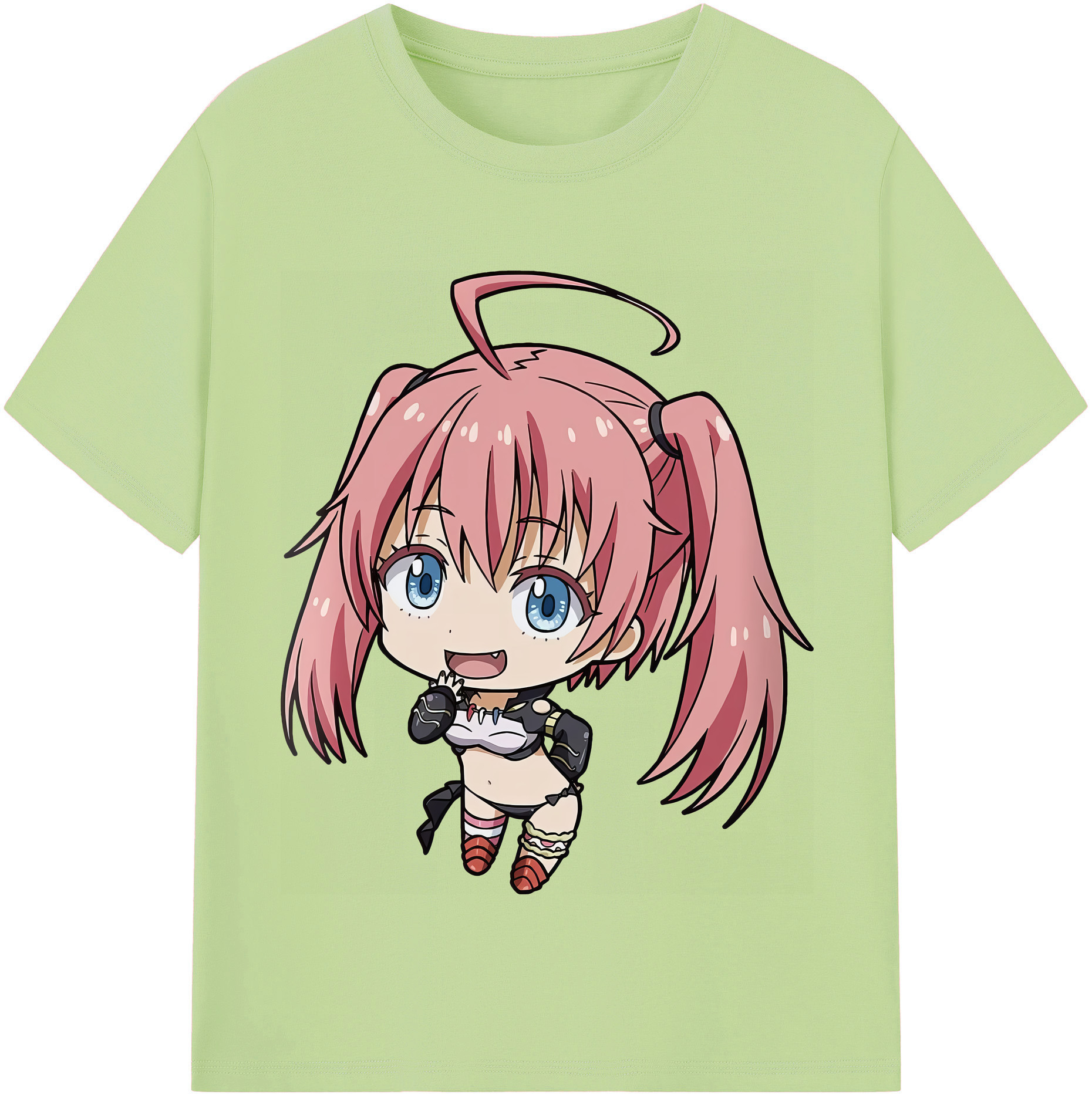（画像用） 転スラ Regarding Reincarnated to Slime 綿100％半袖Tシャツ（フロントプリント）